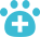blue dog paw icon